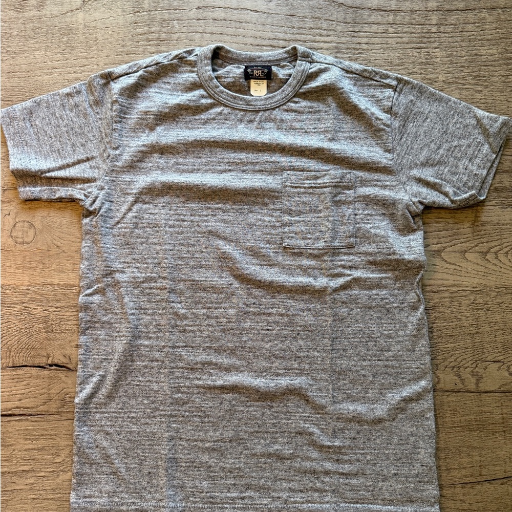 Ralph Lauren Heather Gray Pocket Tee